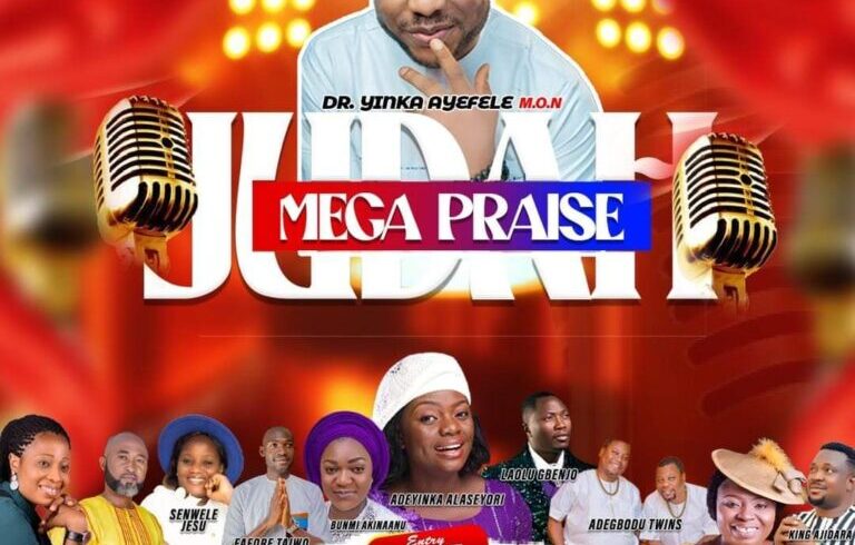 JUDAH MEGA PRAISE: The 2024 Edition of the annual interdenominational, gospel music concert.